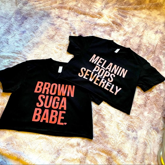 Tops - Women’s Print Crop Top Tees